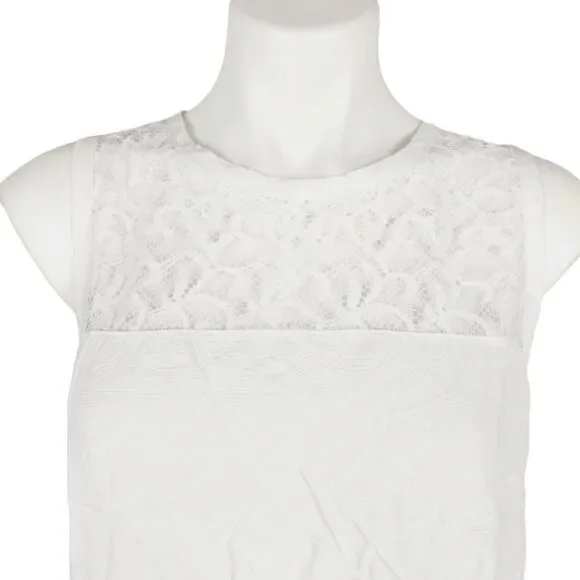 Blanc Du Nil white tank dress Size M/L - Picture 6 of 8